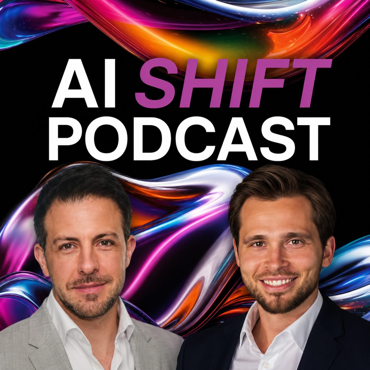 AI Shift Podcast cover with Nick Rosa and Vlad Larichev